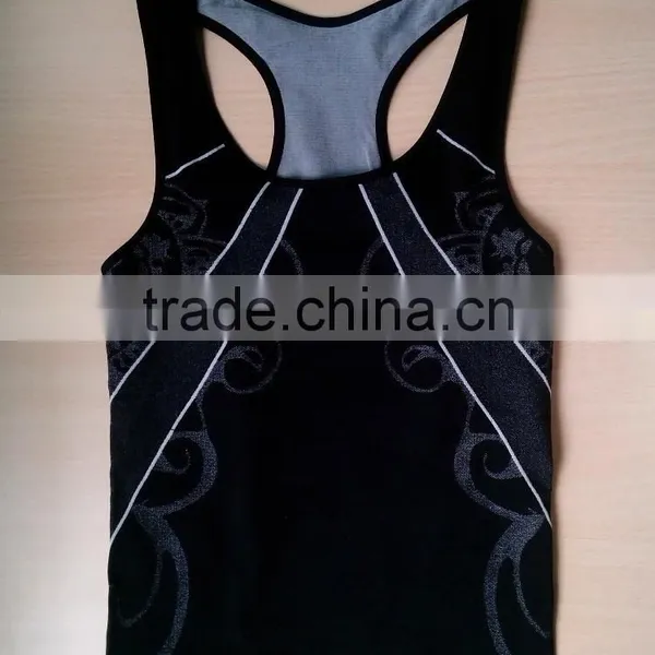 Seamless Yarn Dyed Sports Tank Top photo-3