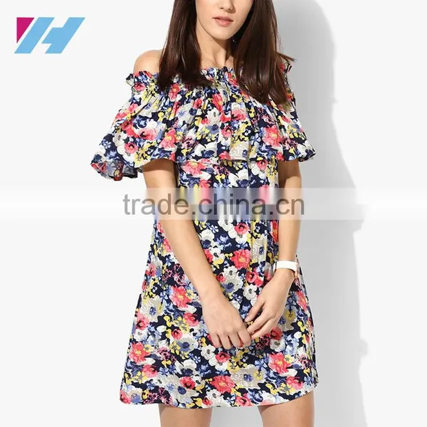 Summer Advanced Fashion Popular Apparel Clothing 2016 Cross Collar Dresses photo-2
