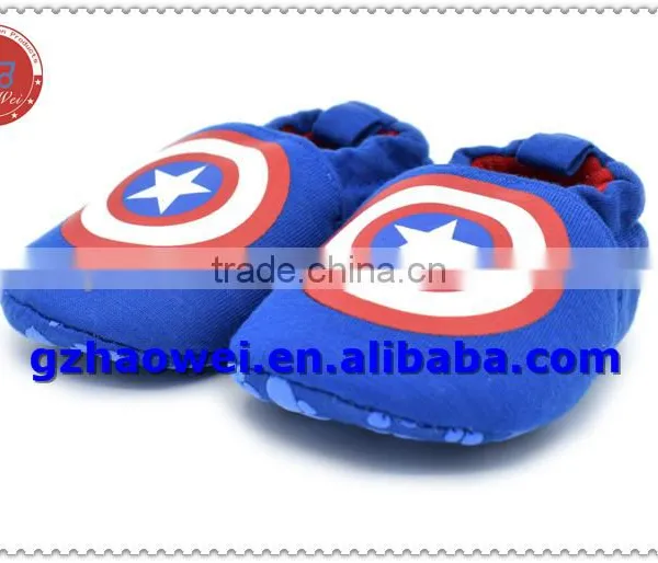 Super Captain Printed Summer Cotton Baby Boys Shoes photo-2