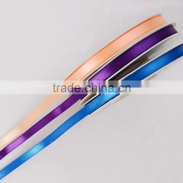 1/4" Polyester Satin Ribbon Single Faced photo-2