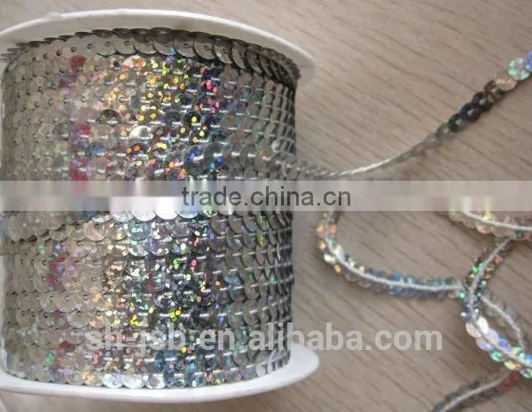 Pet Sequin Line Sequins Tape for Embroidery Machine photo-6