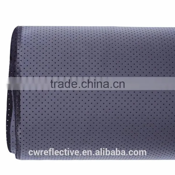 Silver Grey Spandex Reflective Fabric With Breathable Holes for Swimwear photo-4