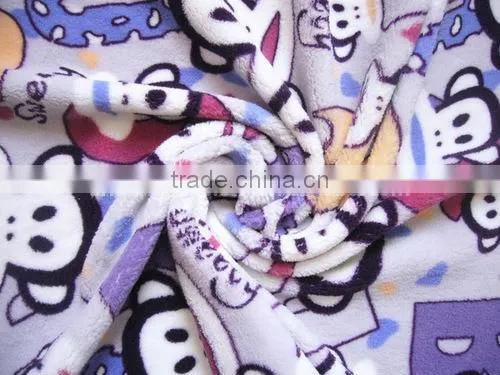 New Arrived 2013 Animal Pattern ,double-side ,surper Soft ,printed Flannel Velvet Fabric