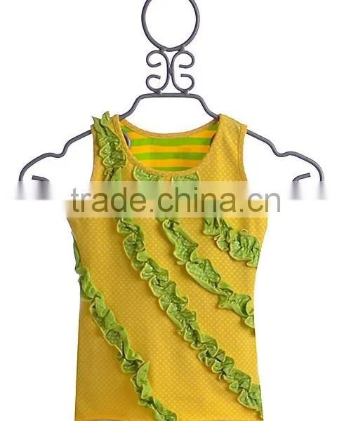 Pictures of girls cotton tops ruffle boutique clothing girls ruffle top 2017