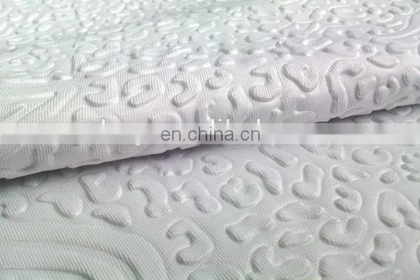 Winfar Knit Textile Hot Sell New Product Polyester 3D Embossed Scuba Fabric for Fashion Clothing photo-2
