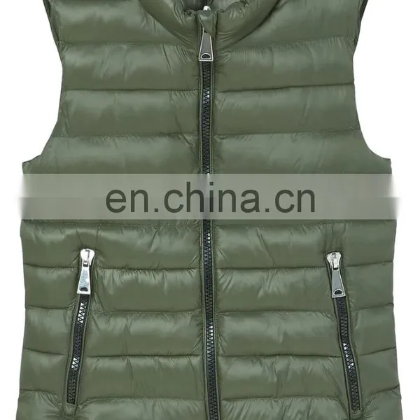 Chinese Manufacturer 100% Polyester Casual Women Padding Vest photo-5