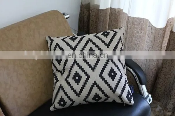 Custom Cheap Sofa Car Seat Linen Cushion Cover50x50 Fashion Decorative Pillow Cover photo-4