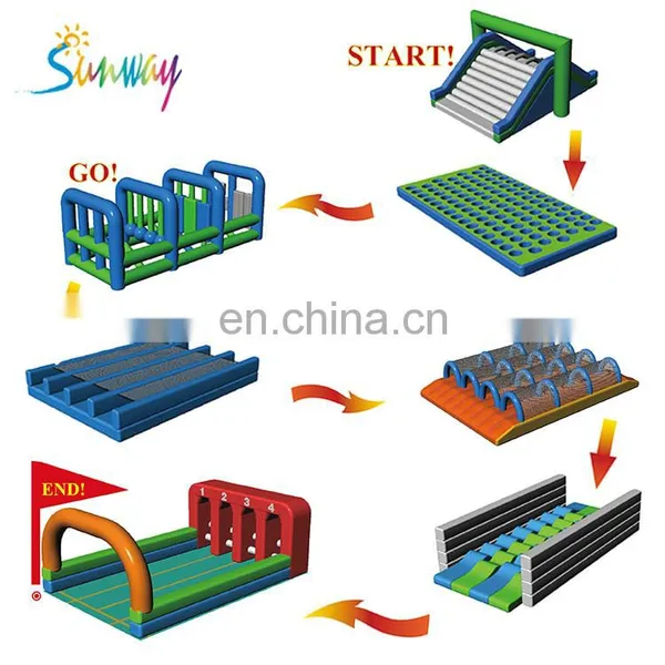 Sunway Inflatable Cool Combine Obstacle Course for Sale photo-2
