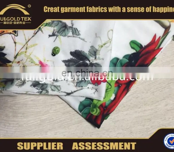 75D+72F DTY Emerizing Digital Print Flower Fabric For Home Textile photo-2