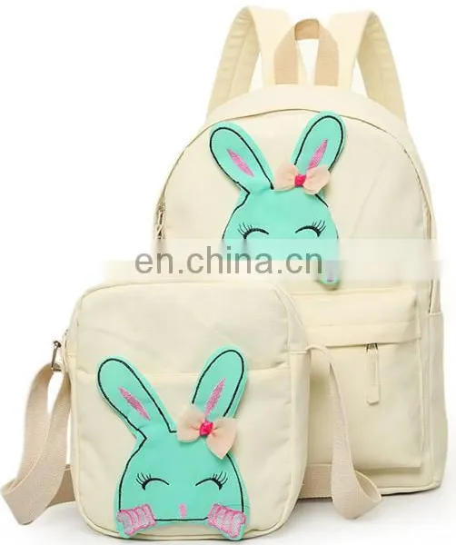 Hot Sale Canvas Backpack With Tote Bag in Stock photo-6