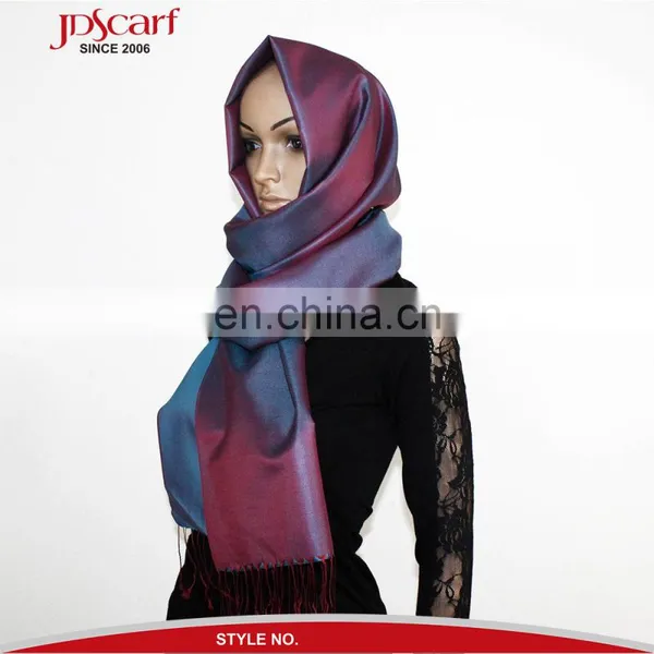 Hangzhou 100% Silk Scarf Pashmina Silk Scarf in Stock photo-5