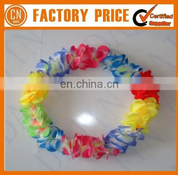 Wholesale Wreathe Lei Promotional Decorative Hawaii Flower Necklace Lei photo-3