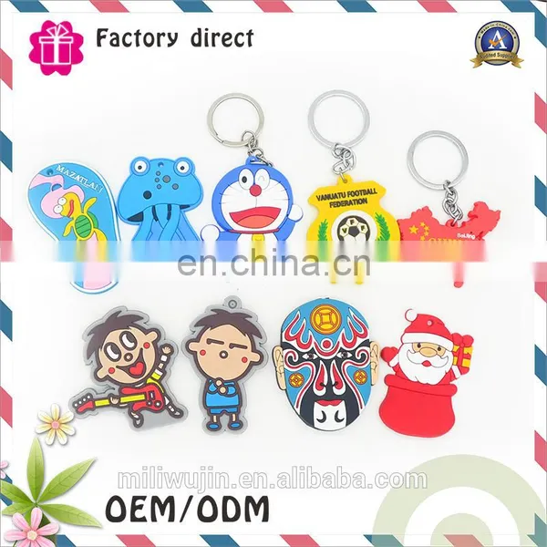 The Chinese Face Soft 3D Pvc Keychains photo-3