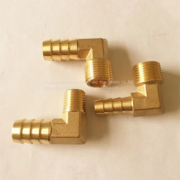 Brass Male Hose Barbed Elbow , BSP ,BSPT,NPT,G,ZG Hose Nipple photo-3