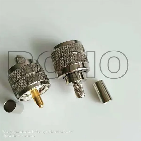 UHF Male Crimp for LMR195+Rg58 Cable photo-2