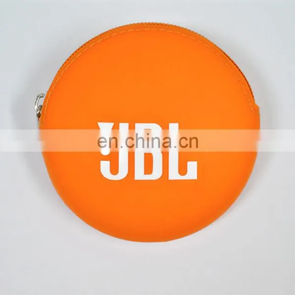 Round Mini Coin Wallets Earphones And Coin Key Assort Storage Bags Fashion Women Silicone Purse photo-3