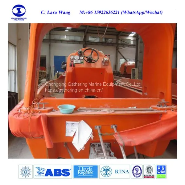 6P Fast Rescue Boat and Davit With Wave Conpensation