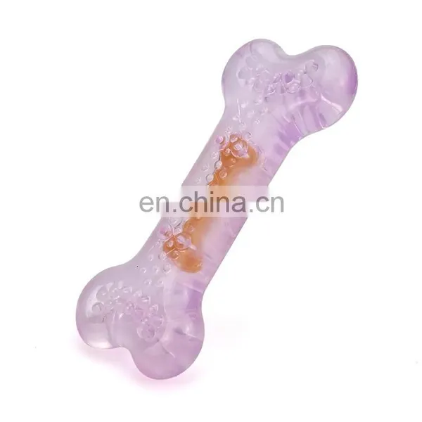 Soft TPR Bone Toy Dog Bone Chew Toys Dog Chew Toy Toothbrush photo-3