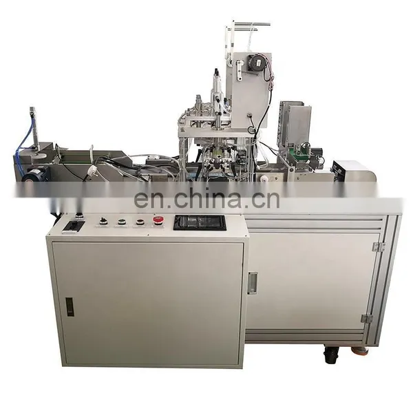 High Speed Fully Automatic Four Point Full Servo Automatic Earloop Welding Machine With Feeder for Nonwoven Masks photo-2