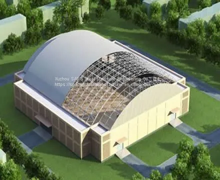 Prefabricated Steel Structure Swimming Pool Roof