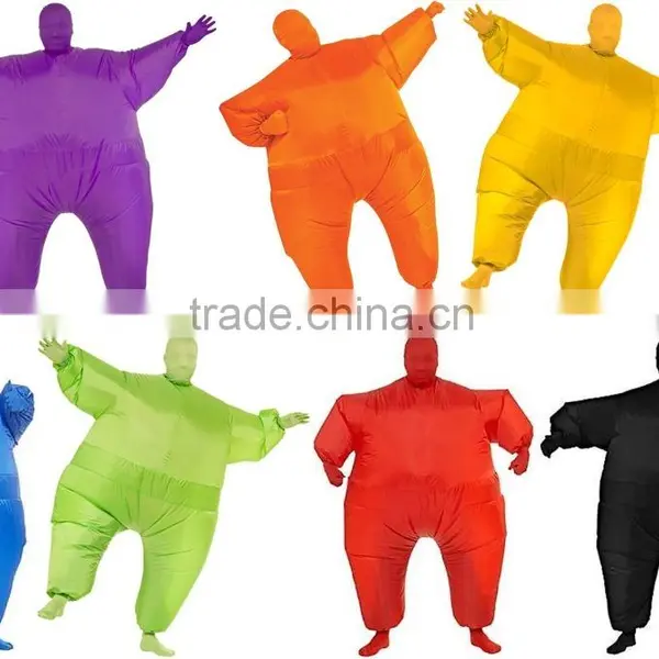 Yellow Inflatable Adult Costume Large photo-2