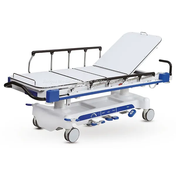 AG-HS001D High Quality Medical Emergency Ward Nursing Luxury Transports Patient Medical Device Hydraulic Hospital Stretcher Manufacturers