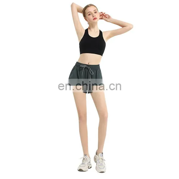 Women Quick Drying Stretch Slim Fitness Yoga Jogging Sports Shorts photo-5