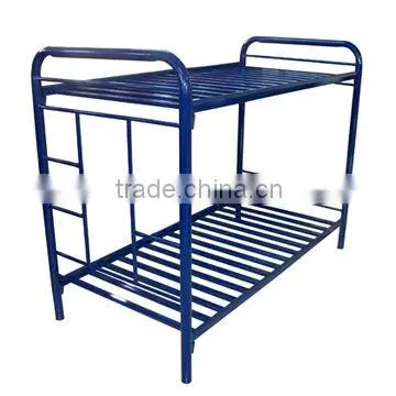 Navy Blue Metal Bunk Bed