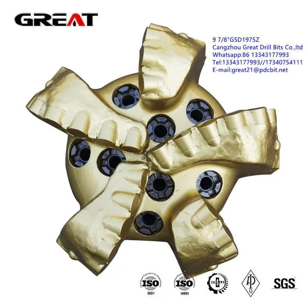 Steel Body PDC Bit---9 7/8