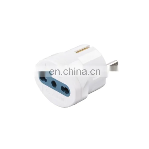 Chile Italia 3pin 2P+T Travel AC Power Adapter Socket Conversion Plug photo-3