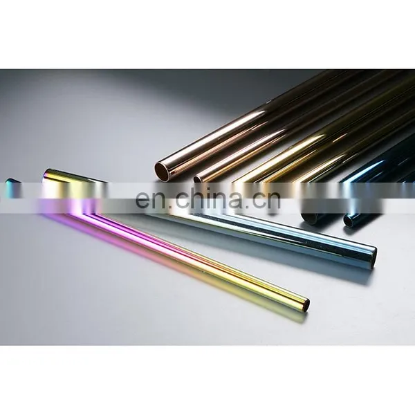 Japanese Use Know-How 304 Round Golden Stainless Steel Pipe For Sale