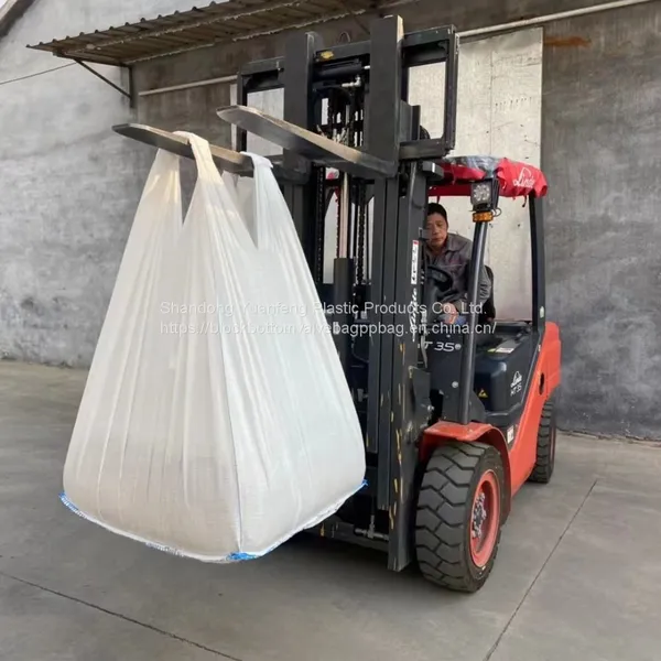 Bulk Bag 1000kg 1500kg 2000kg Cheap PP Container 1 Ton Big Woven Polypropylene Bulka Bags FIBC Jumbo Bags photo-2