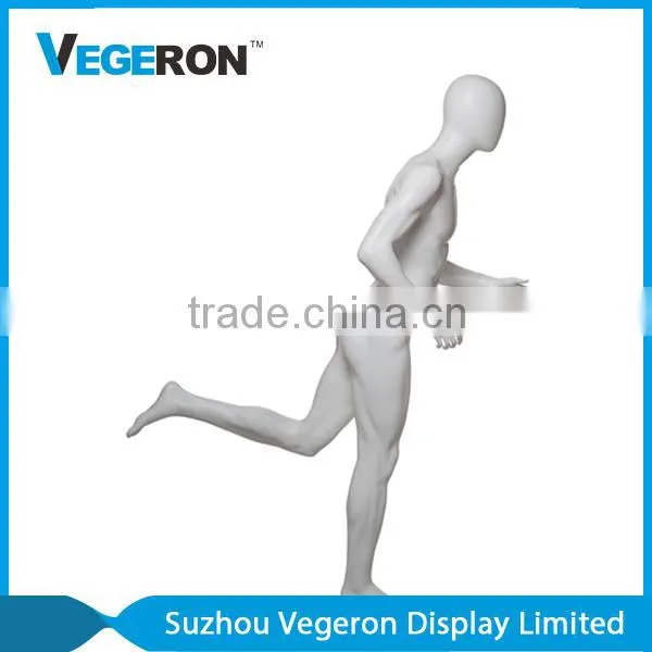 Fiberglass Run Pose Sport Male Mannequin photo-3