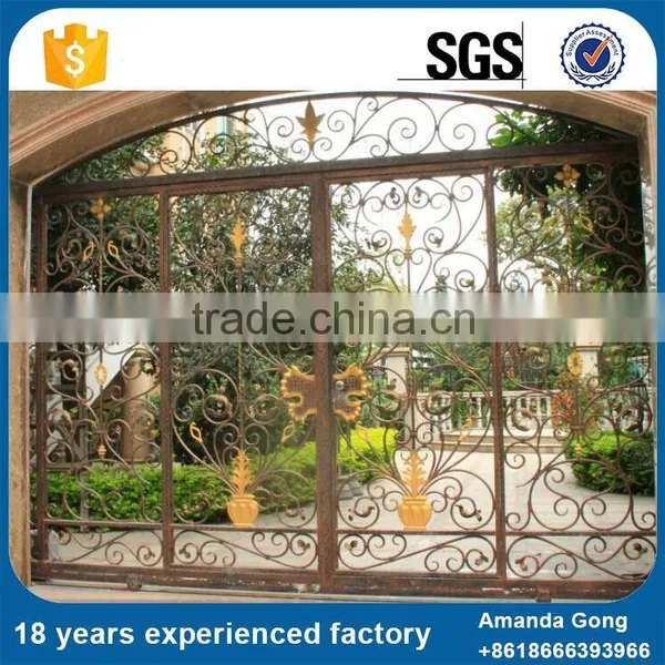 Hi-Quality Desktop Decorative Small Iron Gate Designs Fence Panels photo-6