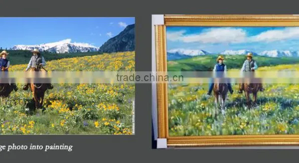 Create Impression Oil Painting From Photograph Landscape 01 photo-2