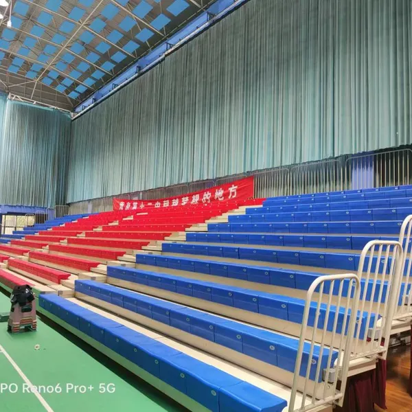 Indoor Telescopic Seating System Mobile Bleachers and Stadium Retractable Seat photo-3