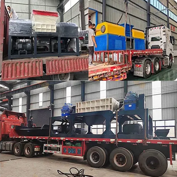 Plastic Shredder Plastic Bottle Shredder Double Shaft Shredding Machine Industrial Plastic Shredder Machine photo-6