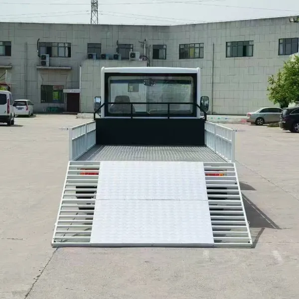 Three-ton Electric Truck, Suitable for Workshops, Docks and Factory Areas to Haul and Transport Goods. Four-wheel Electric Vehicle, Flatbed Truck With a Load Capacity of Three Tons photo-4