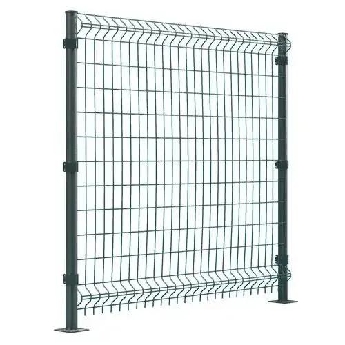 Galvanized PVC Coated 3D Fence System for Solar Farm Protection