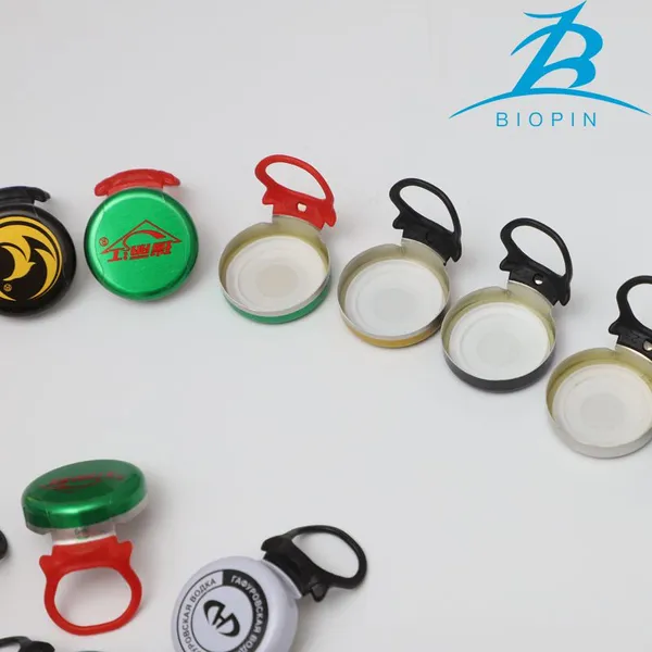Aluminium 26mm Ribbed Ring Pull Caps-Eco-Friendly Durable Non-Spill & Portable for Liquid Soap Essential Oil & Perfume Bottles