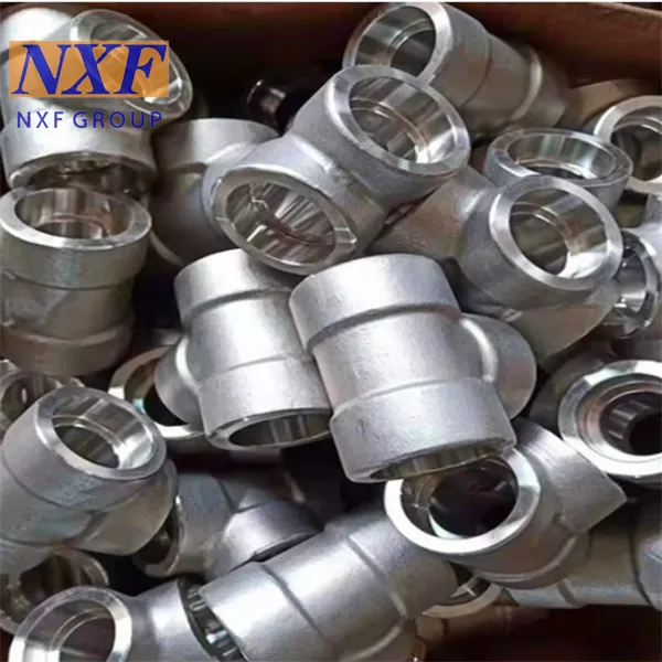 NXF UNS N10276 2.4819/NiMo16Cr15W/C276 OD DN15-1200 Class 3000-9000 Nickel Alloy Forging Technology Socket Welding Tee photo-3