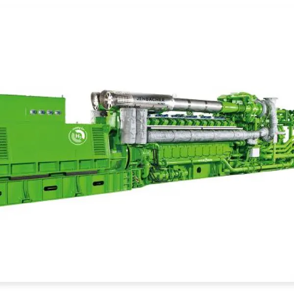 Jenbacher JG420 1500kW Natural Gas Generator Set 10.5kV 50Hz