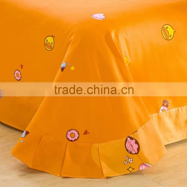 Bright Yellow Color Kids Bedding Set photo-5