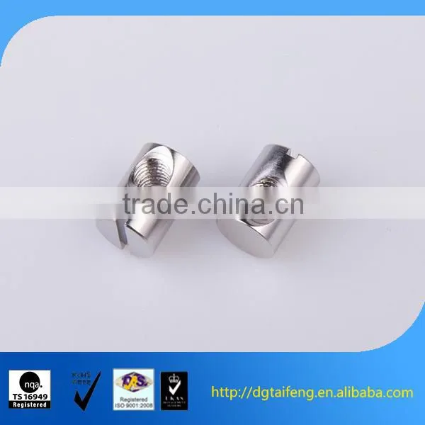 Stainless Steel Slotted Cnc Parts Furniture Cross Dowel Nut Supplier's Choice photo-2