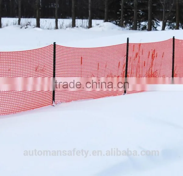 Plastic Reflective Orange Safety Snow Fence