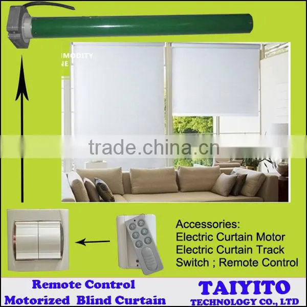 Remote control Electric-drive and Manul-drive Motorized Vertical Curtain