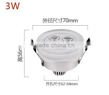 Embedded Office/shop Indoor Easy Installation Ceiling Lamp Fitting Popular New Design Fashion Design High Power Led Downlight 7W photo-6