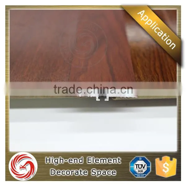 Elegant Looking Aluminium Wood Grain Floor Trim Floor Transition Cover Strip photo-5