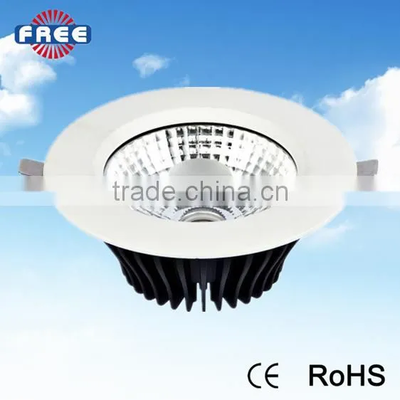 Ceiling Led Lightings Aluminum Alloy LED COB Downlight Housing
