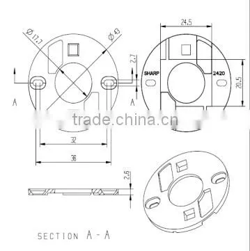 Cob Led pc Holder for pc Reflector With Cob Holder photo-2